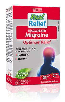 Homeocan Real Relief Headache & Migraine 60 Tablets