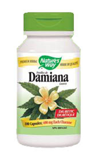 Nature's Way Damiana Leaves 100 Veg Capsules