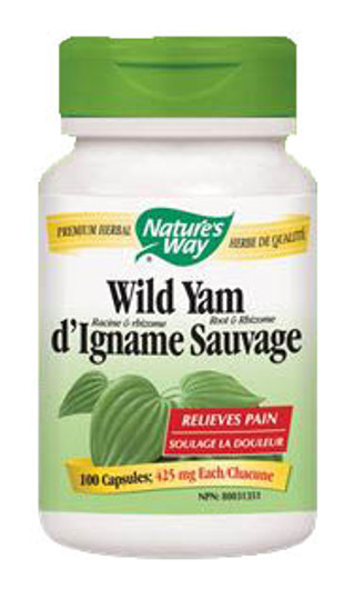 Nature's Way Wild Yam 100 Veg Capsules