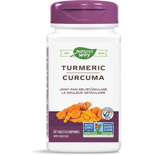 Nature's Way Turmeric 60 Tablets ( previous look)