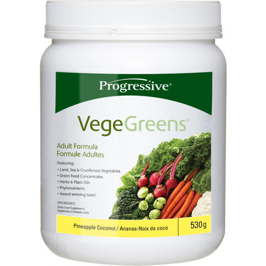 Progressive VegeGreens Pineapple Coconut 530 Grams