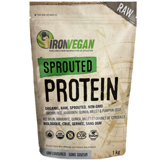 Iron Vegan Sprouted Protein Unflavoured 1Kg