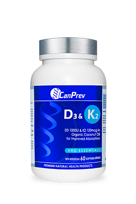 CanPrev D3 & K2 240 Softgels