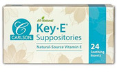 Carlson Key E Suppostories 24 Doses