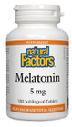 Natural Factors Melatonin 5 mg 180 Sublingual Tablets