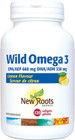 New Roots Wild Omega 3 EPA 660 mg DHA 330 mg 120 Softgels New Look