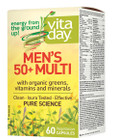 VitaDay Men's 50+ Multi 60 Veg Capsules