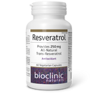 Bioclinic Naturals Resveratrol 60 Veg Capsules