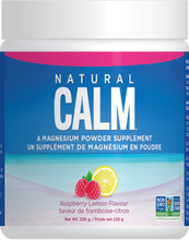 Natural Calm Magnesium Powder Raspberry Lemon Flavour