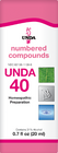 Unda 40 - 20 ml (0.7 fl oz)