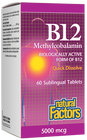 Natural Factors Vitamin B12 Methylcobalamin 5000 Mcg