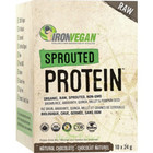 Iron Vegan Sprouted Protein Chocolate Pack of 10 Single Serving