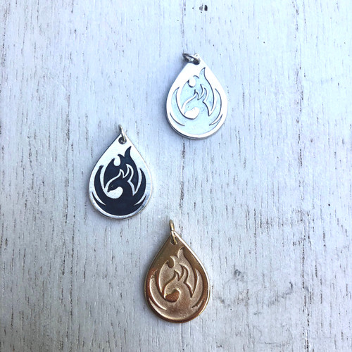 Phoenix Tear Charm