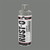 A can of Rust-Oleum spray paint acrylic water finish with a white label and cap.