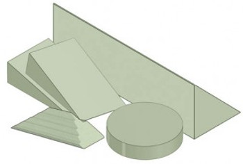 General Positioning Sponge Kit P - Stealth Foam 96 X-Ray Positioning Devices