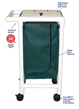 23 Gallon MRI Hamper with 1 Bin 303 X-Ray Products 23 Gallon MRI Hamper with 1 Bin 303 X-Ray Products