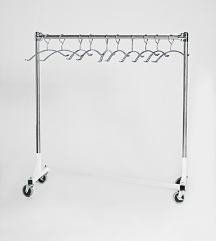 Z Base Mobile Valet Apron Rack with 10 Hangers 352 Radiation Protection