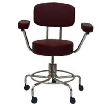 Non-Magnetic Adjustable Stool (with back & arms) Non-Magnetic Adjustable Stool (with back & arms)