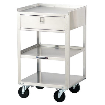 Stainless Steel Utility Cart & Drawer (500lb. capacity) X-Ray Products