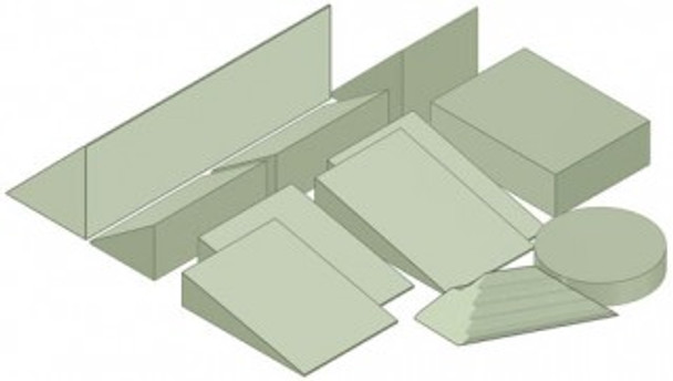 Clinic Kit B Positioning Sponges - Stealth Foam 240 X-Ray Positioning Devices