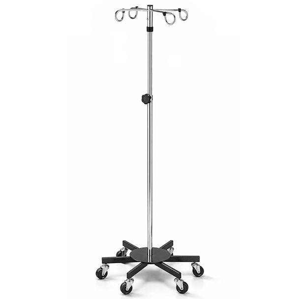 Deluxe 6 Caster IV Stand (4 hooks)