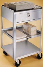 Stainless Steel Utility Cart Drawer 400lb Capacity X Ray