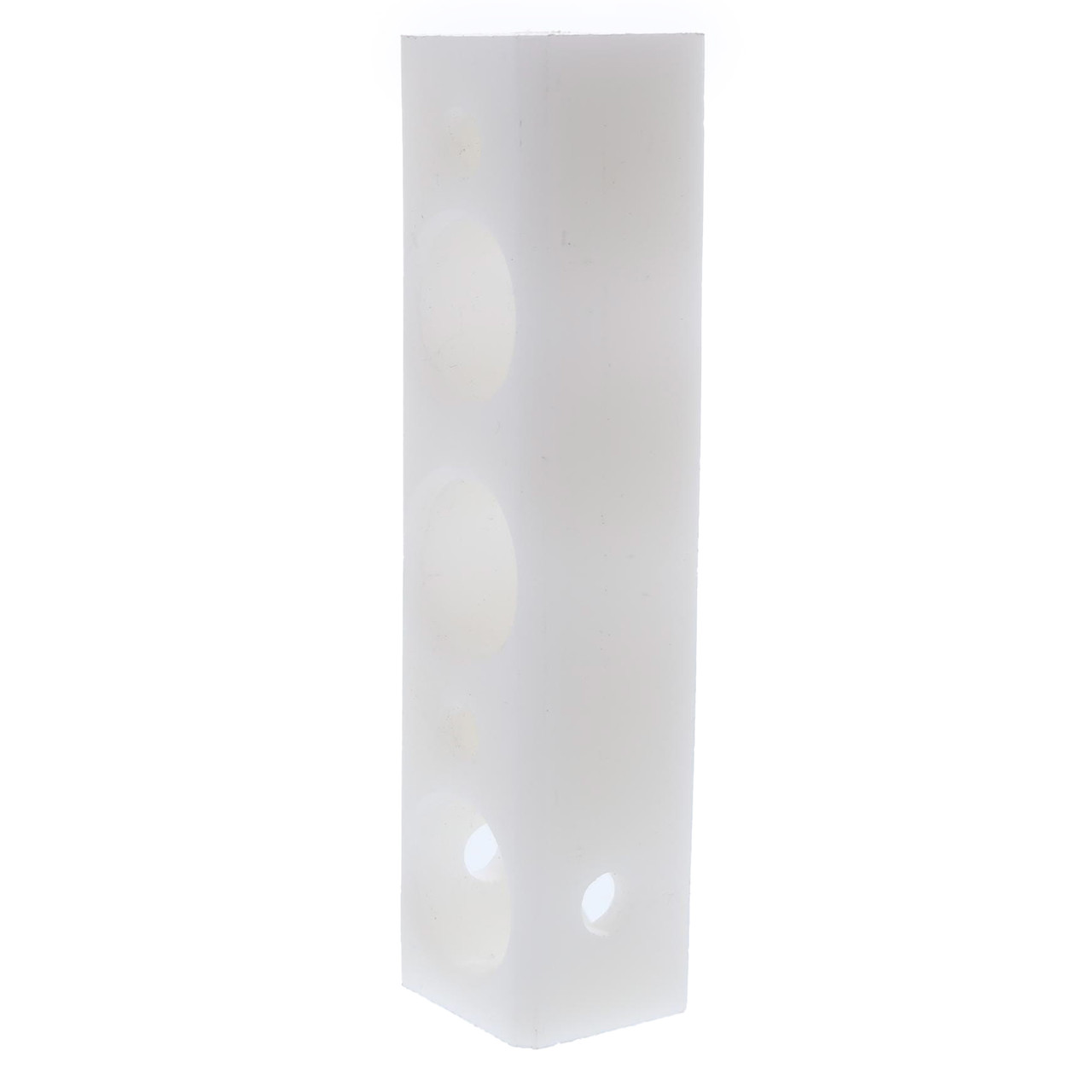 UHMW Handrail Block with 3 Holes for GSE