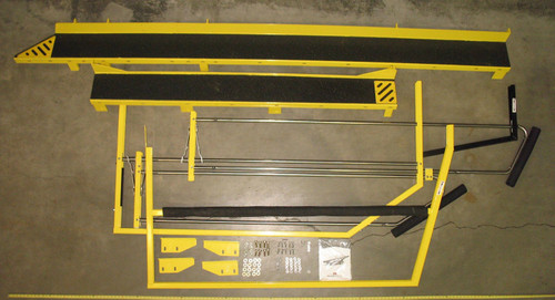Ramptech Universal Handrail with Catwalk - All Yellow GSE Component
