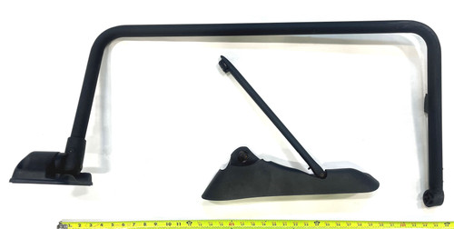 Black Right Hand Bracket Assembly with Gasket for Ground Support Equipment