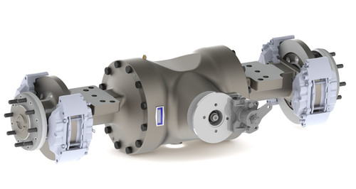 RAMPTECH Axle for Newage 612 GSE, 15.78:1 Ratio, 6.5 in BC