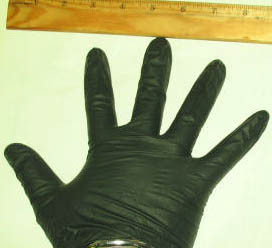GLOVES, BLACK PF NITRILE LRG BOX 100-MC002GLOVES