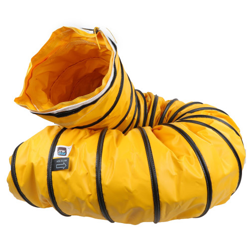 14" x 10' Duct with Zip/Velcro for Ground Support Equipment