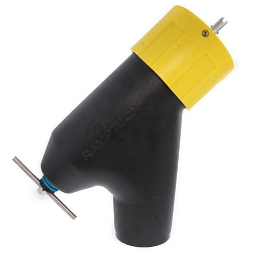 RAMPTECH 4" Wye Drain Coupling with Hose Barb for Ground Support Equipment