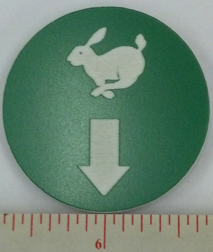 Throttle Green Insert for Ground Support Equipment