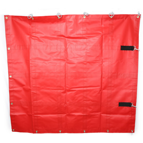 Red Curtain Set 54" x 59" for Aviation Ground Support Equipment
