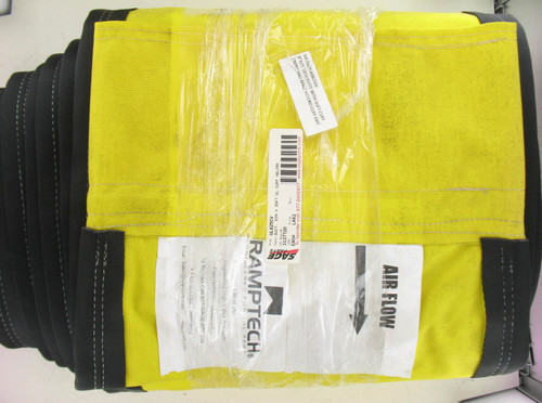 RAMPTECH 8in x 25ft Duct with UL Cuff and Velcro for Ground Support Equipment