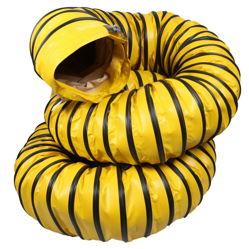 RAMPTECH 12" x 25' Duct with Internal Clamp Cuffs for Ground Support Equipment