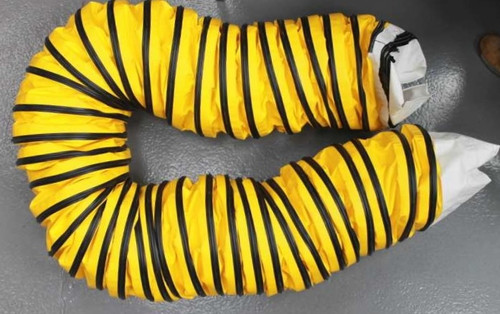 RAMPTECH 14" x 20' Duct with Cuff Zipper for Ground Support Equipment