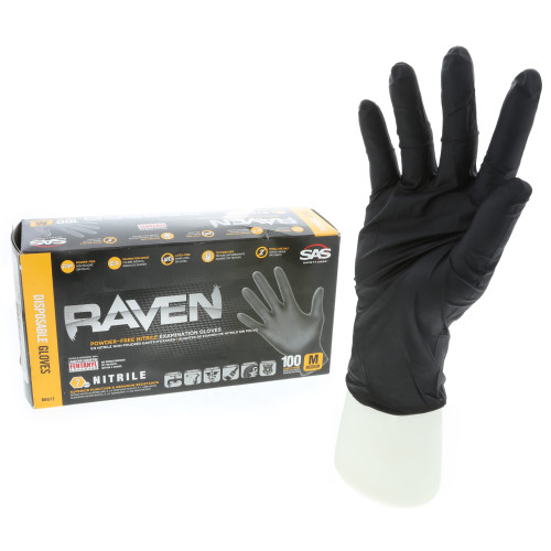 Medium Raven Gloves for Aviation Ground Support Equipment (GSE)