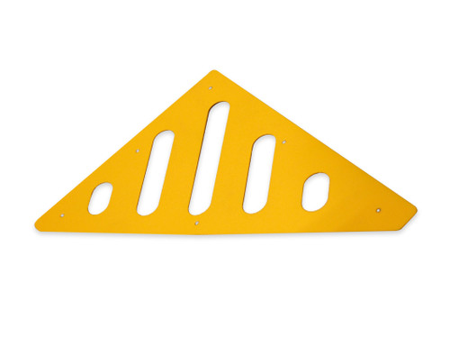 Front Caution Decal Size 1 - United Yellow for Ground Support Equipment