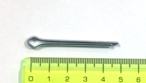 GSE Cotter Pin 5" - Heavy Duty Split Key for Aviation Ground Support Equipment (Cargo Dolly, Towbar, Baggage Cart) - OEM Compatible with Clyde Machines & Aero Specialties