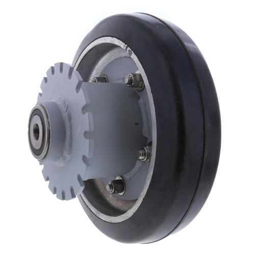 WHEEL, MAIN  W/SOLID TIRE & SPROCKET ASY-K01394