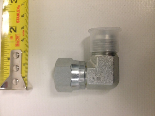 1/2-inch Hydraulic Swivel Nut 90-Degree Elbow Fitting - Aircraft Ground Support Equipment Connector | GSE Part