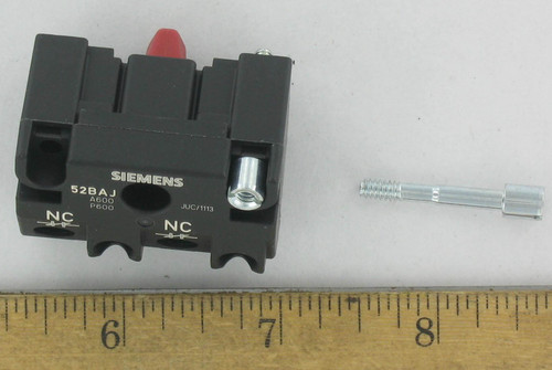 Normally Closed Contact Block Switch for TLD/Trilectron Aircraft Air Start Units & TLD Lavatory Service Trucks - GSE Replacement Part