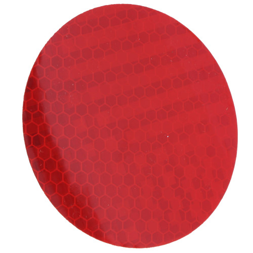 3-Inch Red Honeycomb Reflector | GSE Safety Component for Multiple OEM Equipment