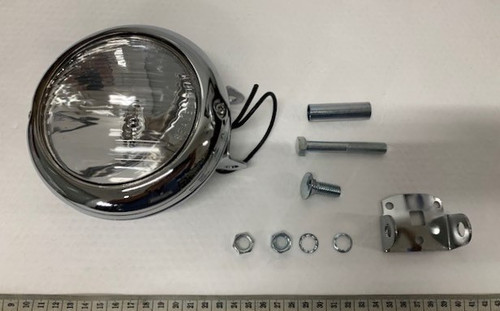 Chrome Spot Light Assembly - Compatible with Stinar SPW500 Water Trucks & TLD NORDCO 3003 Boarding Ramps