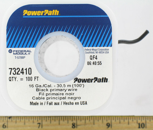 WIRE, PRIMARY 16 GAUGE BLACK-732410