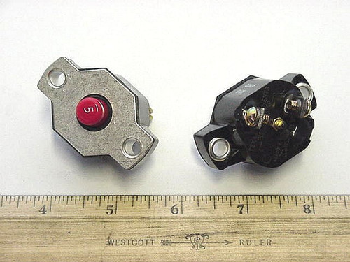 5 Amp Circuit Breaker for GSE Aircraft Stairs & Cargo Loaders - Compatible with JBT CPT-7, SmartStep, EuroStep & FMC UDS-2