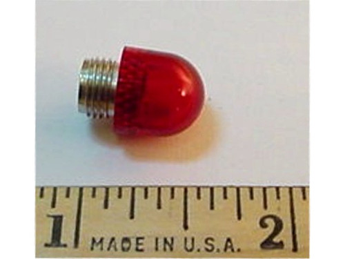 Red Lens Cap for NMC-Wollard Equipment - Compatible with Passenger Stairs, Conveyor Belt Loaders, and Maintenance Lifts