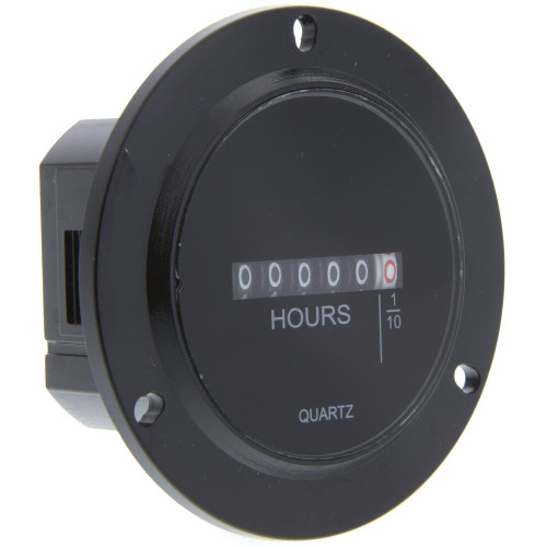 Hour Meter, 10-80 VDC for Ground Support Equipment
